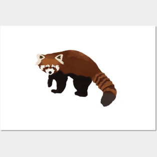 Red Panda Crawling Posters and Art